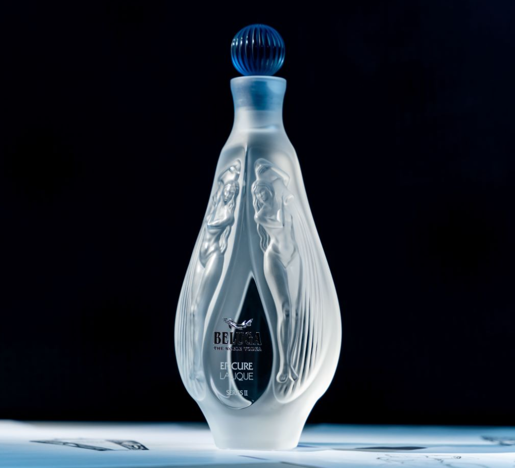 Lalique 和 Beluga 推出 Beluga Epicure Series II，合作推出伏特加包裝設(shè)計(jì)